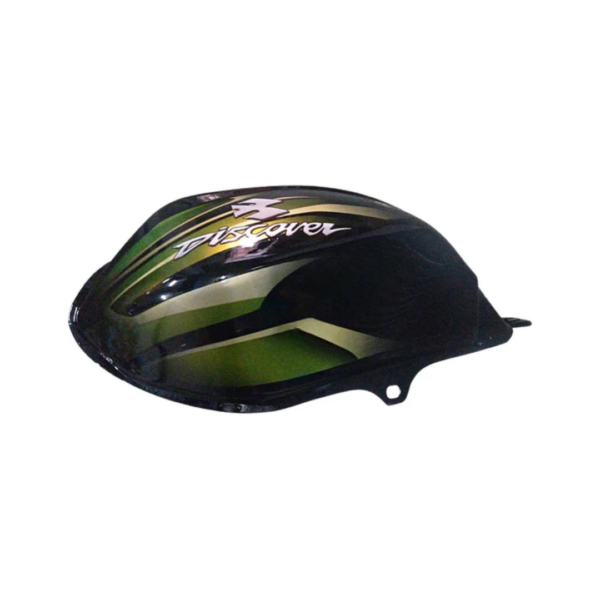 Ensons Petrol Tank for Bajaj Discover 100/ 125 New Model/ 150 (Black/Green 3D)
