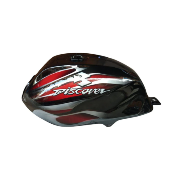 Ensons Petrol Tank for Bajaj Discover 100/ 125 New Model/ 150 (Black/Red)