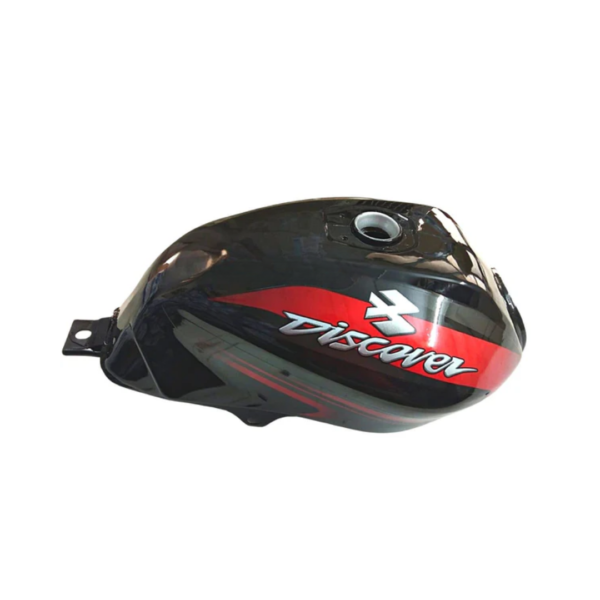 Ensons Petrol Tank for Bajaj Discover 125 New Model |150 New Model | Black & Red