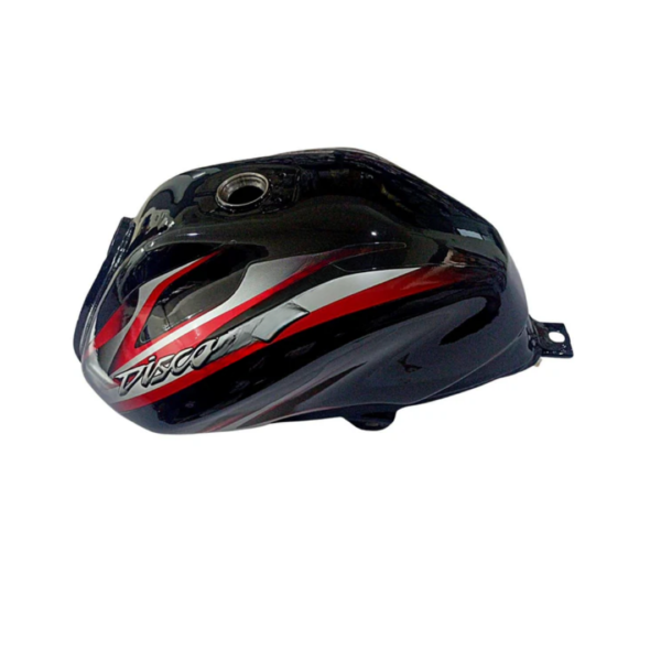 Ensons Petrol Tank for Bajaj Discover 125ST/ 100T (Black/Red)