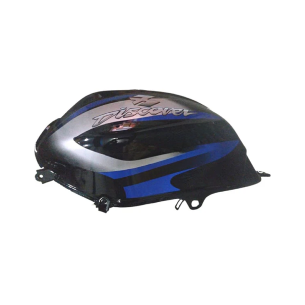 Ensons Petrol Tank for Bajaj Discover 125/135 Digital (KANN Type) (Black/Grey)