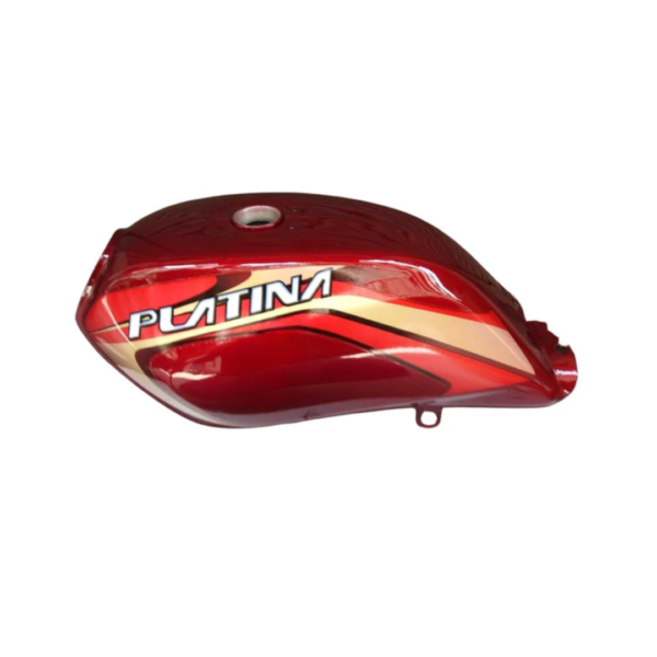Ensons Petrol Tank for Bajaj Platina 125 (Red /Golden)