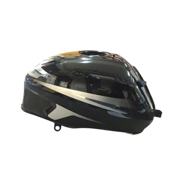 Ensons Petrol Tank for Bajaj Pulsar 150/180 BS3 UG6 with Monogram | Black & Grey