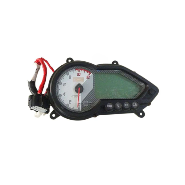 PRICOL Digital Speedometer for Bajaj Pulsar 150 BS4 | Without ABS | White Dial