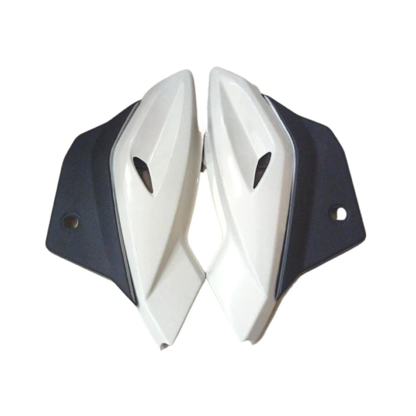 Side Panel for Bajaj Pulsar 150 | Digital Model | With Jaali | White