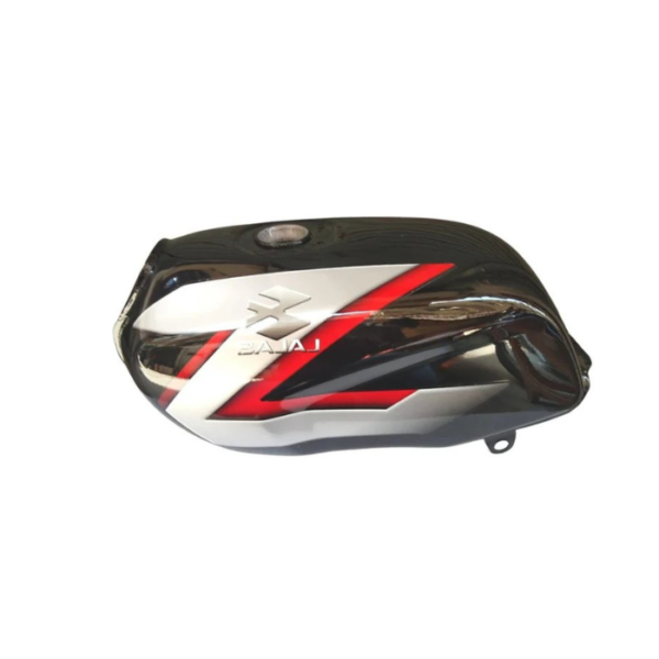Ensons Petrol Tank for Bajaj CT 100 (Black/Red)