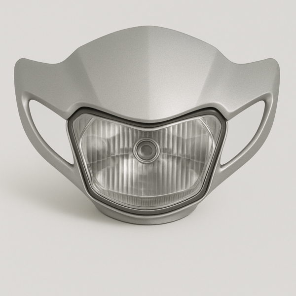 HEAD LIGHT VISOR SUITABLE FOR ACTIVA 125 BS3 WITH GLASS